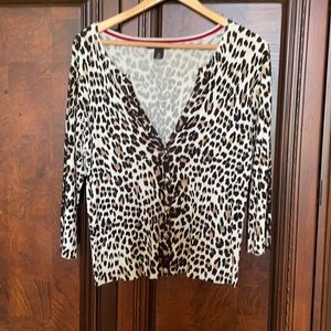 Leopard print sweater
